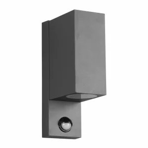 Trio Lighting Applique Roya 2 lampes capteur angles anthracite^ Appliques D'Extérieur Avec Détecteur