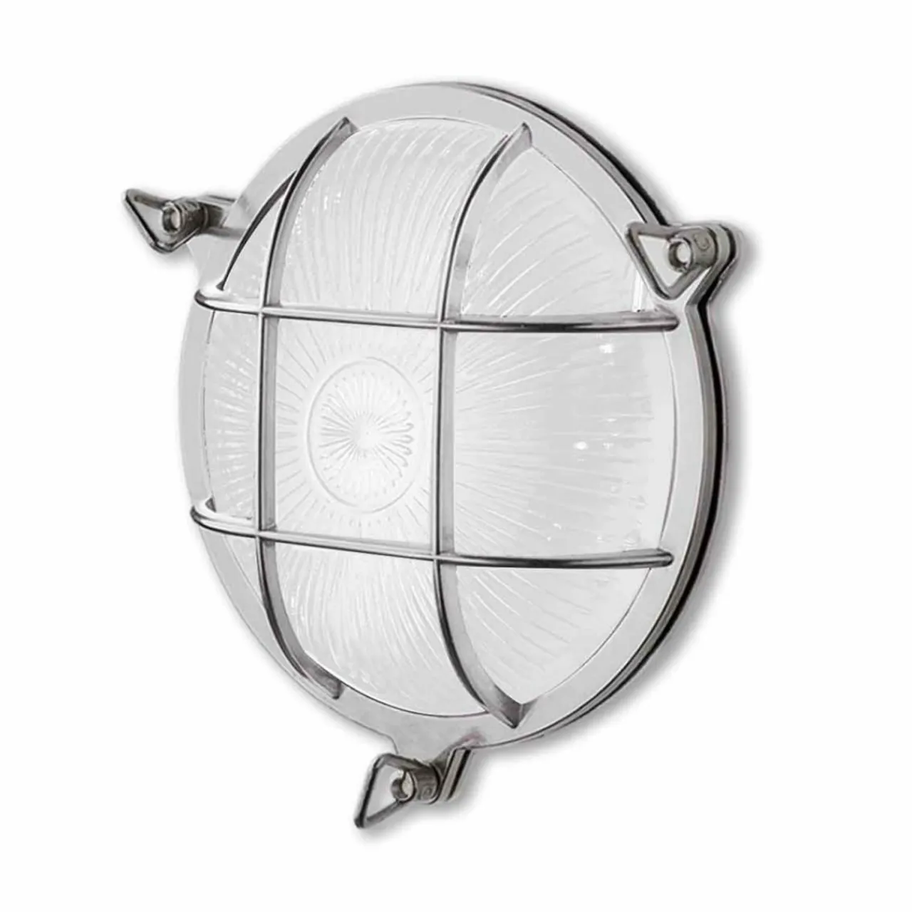 applique_tortuga__ronde_nickelopale_0.webp Moretti Luce Applique Tortuga 200.20, ronde, nickel/opale^ Appliques Murales Extérieures