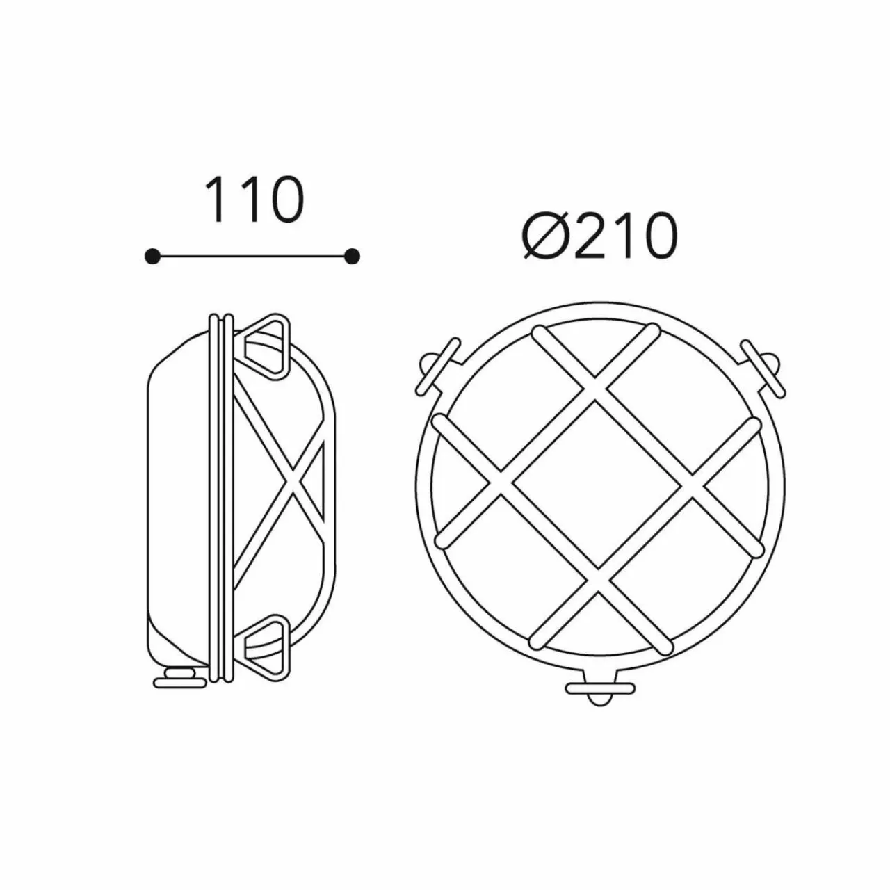 applique_tortuga__ronde_nickelopale_1.webp Moretti Luce Applique Tortuga 200.20, ronde, nickel/opale^ Appliques Murales Extérieures
