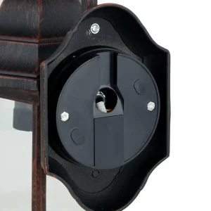 Lindby Appliques d'extérieur Daaje, couleur rouille, 30,5 cm, aluminium^ Appliques Murales Extérieures