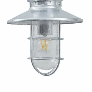 Lindby Appliques d'extérieur Naleta, argent galvanisé, acier^ Luminaires De Terrasse