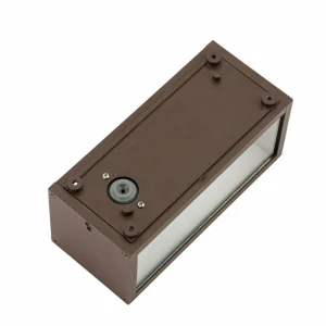 Lindby Appliques d'extérieur Robigus, couleur rouille, aluminium^ Appliques Murales Extérieures