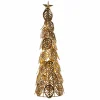 Sirius Arbre décoratif LED Kirstine, doré, hauteur 43 cm^ Lumière De Noël