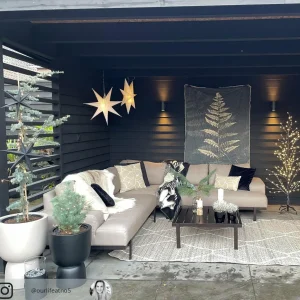 Sirius Arbre LED Isaac brillant enneigé^ Lumière De Noël