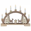 STAR TRADING Arc lumineux LED Fauna, bois clair et foncé^ Lumière De Noël