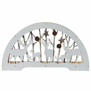 STAR TRADING Arc lumineux LED Faune blanc^ Lumière De Noël