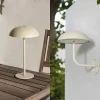 Arcchio lampe de table LED rechargeable Thenra, beige, support mural^ Lampes Décoratives