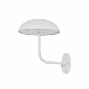Arcchio lampe de table LED rechargeable Thenra, blanc, support mural^ Lampes Décoratives