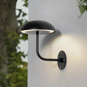 Arcchio lampe de table LED rechargeable Thenra, noir, support mural^ Lampes Décoratives
