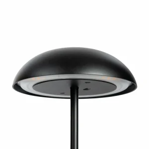 Arcchio lampe de table LED rechargeable Thenra, noir, support mural^ Lampes Décoratives