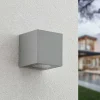 Arcchio Tassnim applique argentée à 2 lampes^ Appliques Murales Extérieures