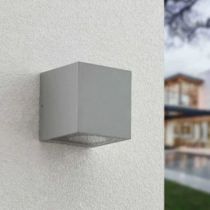 Arcchio Tassnim applique argentée à 2 lampes^ Appliques Murales Extérieures