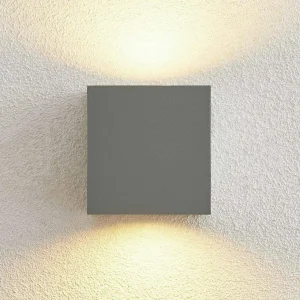 Arcchio Tassnim applique argentée à 2 lampes^ Appliques Murales Extérieures