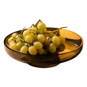 Artemide Coupe Bontà, jaune, Ø 26 cm, verre, bois^ Meubles & Aménagements