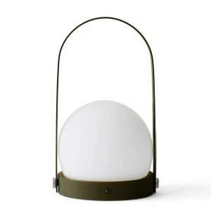 Audo Copenhagen Audo Carrie lampe déco LED batterie IP44, olive^ Lampes Décoratives