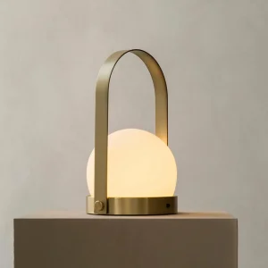 Audo Copenhagen Audo Carrie lampe déco LED rechargeable, laiton^ Lampes Décoratives