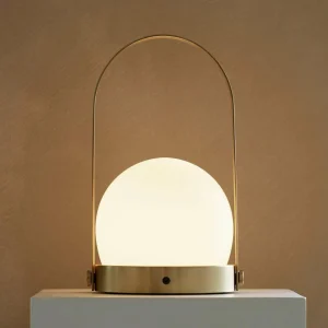Audo Copenhagen Audo Carrie lampe déco LED rechargeable, laiton^ Lampes Décoratives