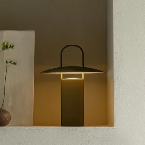 Audo Copenhagen Audo Ray lampe de table LED, portable, noire^ Lampes Décoratives