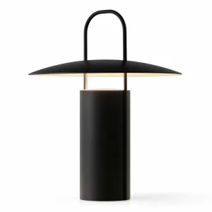 Audo Copenhagen Audo Ray lampe de table LED, portable, noire^ Lampes Décoratives