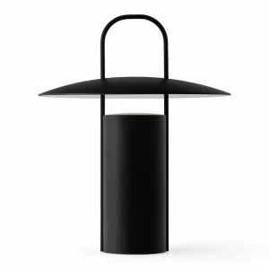 Audo Copenhagen Audo Ray lampe de table LED, portable, noire^ Lampes Décoratives