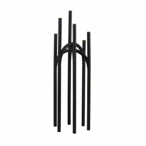 AYTM Bougeoir Angui, noir, hauteur 92 cm, fer^ Meubles & Aménagements
