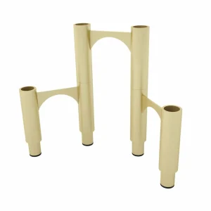 AYTM Bougeoir Compono, doré, H 12 cm, aluminium, lot de 3^ Meubles & Aménagements