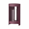 AYTM lanterne Ora, rouge foncé, hauteur 28,2 cm, verre, aluminium^ Meubles & Aménagements