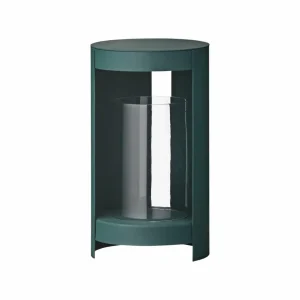 AYTM lanterne Ora, vert foncé, hauteur 28,2 cm, verre, aluminium^ Meubles & Aménagements