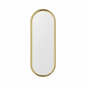AYTM miroir Angui, doré, hauteur 78 cm, verre, acier^ Meubles & Aménagements