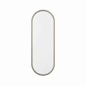 AYTM miroir Angui, gris-brun, hauteur 78 cm, verre, acier^ Meubles & Aménagements