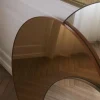AYTM miroir Circum, ambre, Ø 70 cm, verre, bois MDF^ Meubles & Aménagements