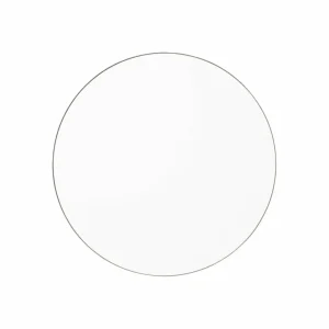 AYTM miroir Circum, transparent / gris-brun, Ø 70 cm, verre, bois^ Meubles & Aménagements