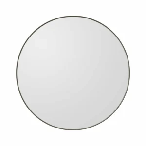 AYTM miroir Circum, transparent / gris-brun, Ø 50 cm, verre, bois^ Meubles & Aménagements