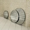 AYTM miroir Circum, transparent / noir, Ø 70 cm, verre, MDF-bois^ Meubles & Aménagements