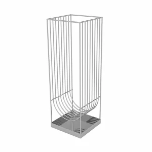 AYTM porte-parapluie Curva, argent, hauteur 56 cm, acier^ Meubles & Aménagements