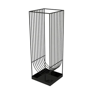 AYTM porte-parapluie Curva, noir, hauteur 56 cm, acier^ Meubles & Aménagements