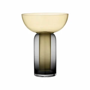 AYTM Vase Torus, ambre, Ø 25 cm, hauteur 33 cm, verre^ Meubles & Aménagements
