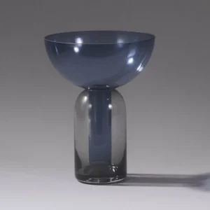 AYTM Vase Torus, bleu, Ø 25 cm, hauteur 33 cm, verre^ Meubles & Aménagements