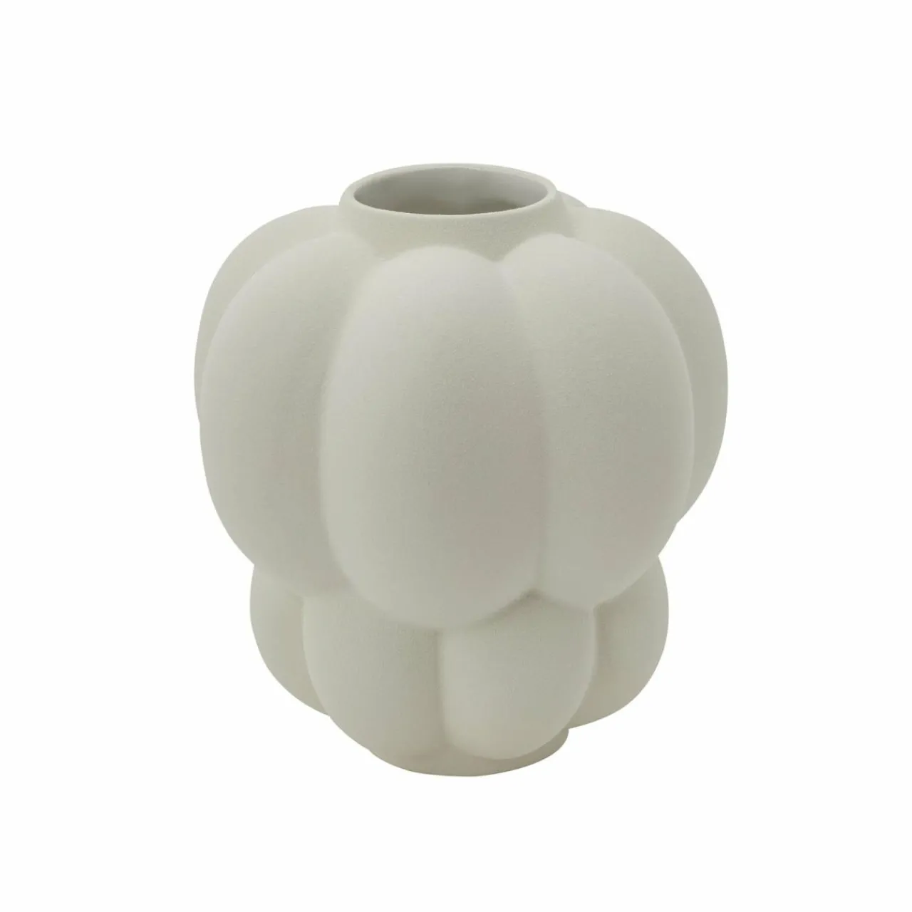 aytm_vase_uva_cramique_blanc___cm_forme_de_raisin_1.webp AYTM Vase Uva, céramique, blanc, Ø 20 cm, forme de raisin^ Meubles & Aménagements