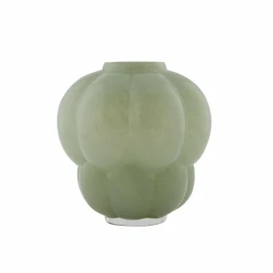 AYTM Vase Uva, verre, vert, Ø 26 cm, hauteur 28 cm, soufflé à la bouche^ Meubles & Aménagements