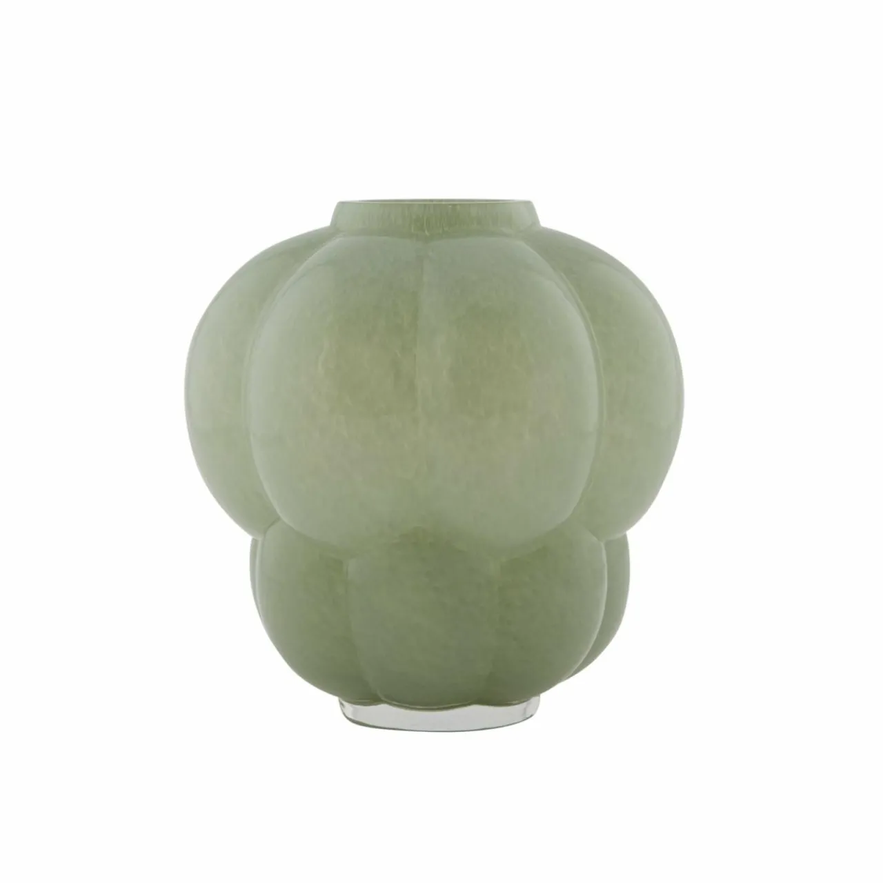 AYTM Vase Uva, verre, vert, Ø 26 cm, hauteur 28 cm, soufflé à la bouche^ Meubles & Aménagements