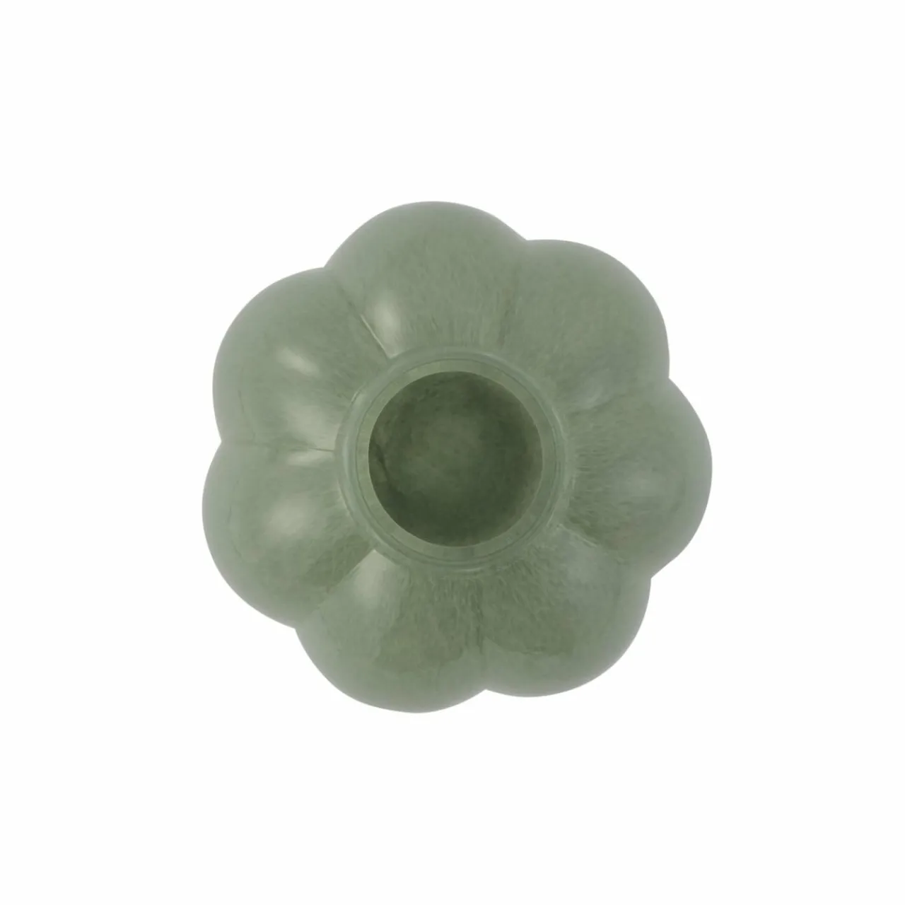 AYTM Vase Uva, verre, vert, Ø 26 cm, hauteur 28 cm, soufflé à la bouche^ Meubles & Aménagements