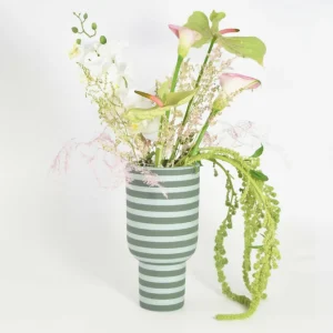 AYTM Vase Varia, vert, Ø 15 cm, hauteur 30 cm, céramique^ Meubles & Aménagements