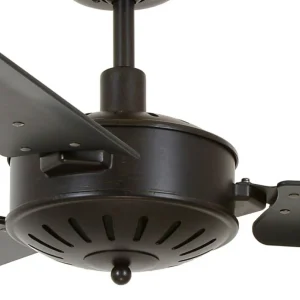 Beacon Lighting Beacon Ventilateur de plafond Airfusion Carolina, noir, silencieux^ Ventilateurs