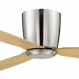 Beacon Lighting Beacon Ventilateur de plafond Airfusion Radar teck Ø 132 cm silencieux^ Ventilateurs
