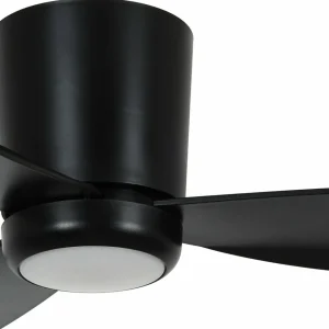 Beacon Lighting Beacon Ventilateur de plafond avec lumière Array noir 137 cm silencieux^ Ventilateurs