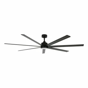 Beacon Lighting Beacon Ventilateur de plafond avec lumière Atlanta noir DC silencieux^ Ventilateurs