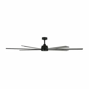 Beacon Lighting Beacon Ventilateur de plafond avec lumière Atlanta noir DC silencieux^ Ventilateurs