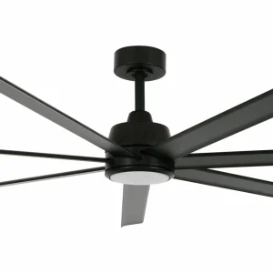 Beacon Lighting Beacon Ventilateur de plafond avec lumière Atlanta noir DC silencieux^ Ventilateurs
