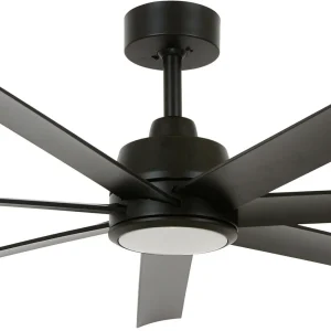 Beacon Lighting Beacon Ventilateur de plafond avec lumière Atlanta, noir, silencieux^ Ventilateurs